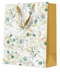 Torebka prezentowa Liście eukaliptusa, duża