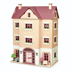 Domek dla lalek drewniany czteropiętrowy - Tender Leaf Toys