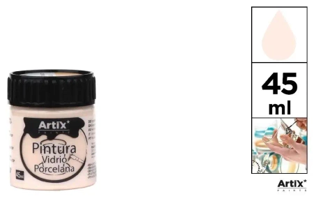 Farba do szkła i ceramiki cielista 45ml (6szt) - Artix