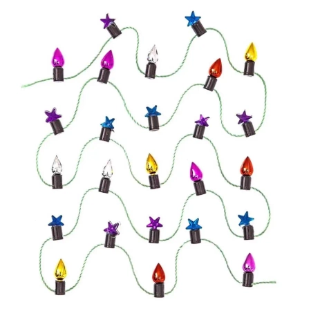 Dekoracyjne mini lamki multikolor 65cm - Dalprint dpCraft