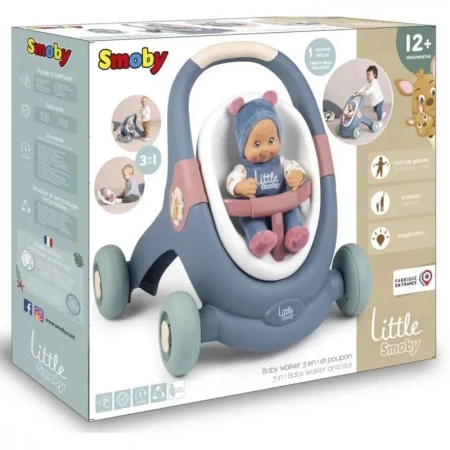Chodzik 3w1 z lalką - Smoby