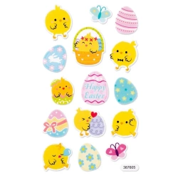 Naklejki z pianki świecące w ciemności Kurczaczki - Dalprint dpCraft