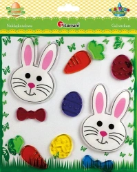 Naklejki żelowe Wielkanoc 11szt - Titanum