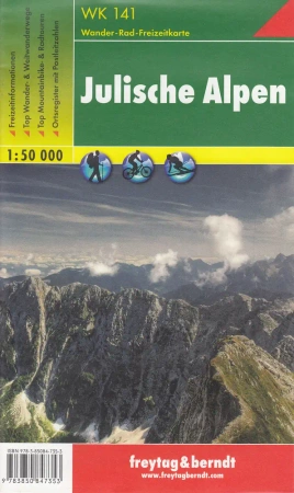 Alpy julijskie mapa 1:50 000 - Opracowanie zbiorowe