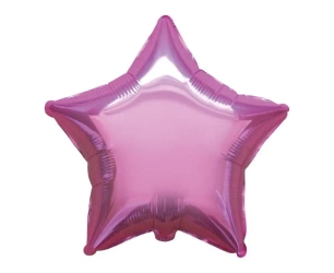 Balon foliowy 46cm Gwiazda różowa - Godan
