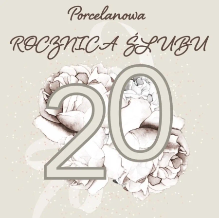 Karnet Swarovski kwadrat CL4406 Rocznica Ślubu 20 - Clear Creations