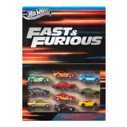 Hot Wheels Fast&Furious Szybcy i wściekli 10-pak - Mattel