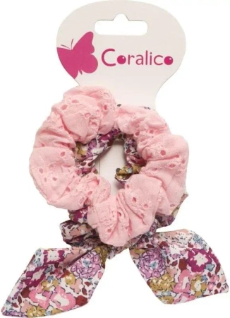 Zestaw owijek różowa + z kokardką - Coralico