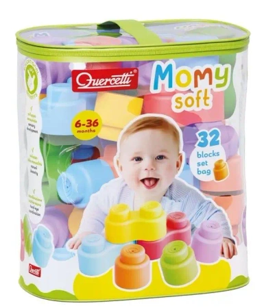 Klocki Momy Soft miękkie 32el - Quercetti