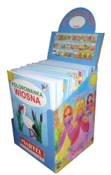 60 kolorowanek A4 - displey - praca zbiorowa