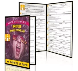 Karta wyzwań dla mojego imprezowicza w domu - GrajmyRazem