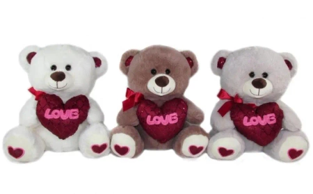 Miś z sercem 20cm MIX - Sun-Day