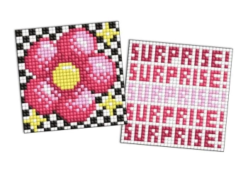 Diamentowa mozaika na magnes - LOL Kwiat 9x9cm - Ideyka