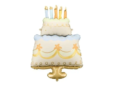Balon foliowy Tort 62x104cm - PartyDeco