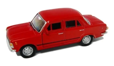 Fiat 125p 1:39 czerwony WELLY