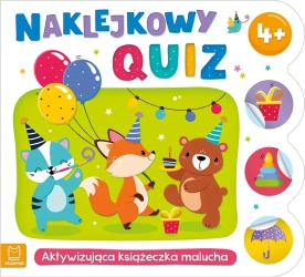 Naklejkowy quiz 4+. Aktywizująca książeczka malucha - Agnieszka Bator