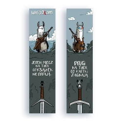 Zakładka kartonowa - Dwa miecze - Molom