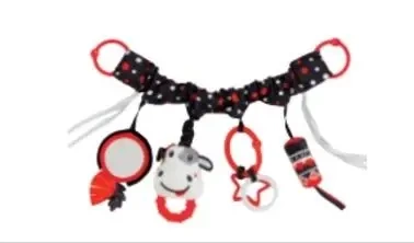 Zawieszka na wózek kontrastowa krowa - Balibazoo