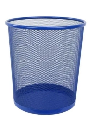 Kosz okrągły mały niebieski - NET