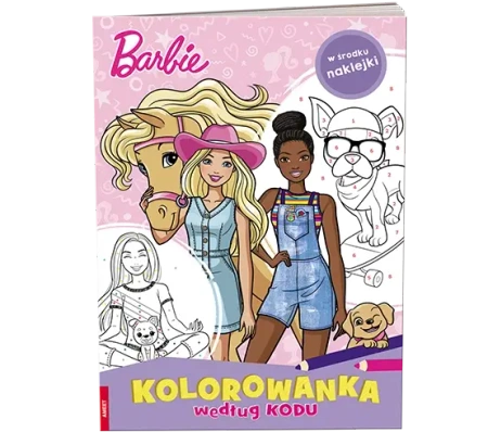 Kolorowanka według kodu. Barbie - praca zbiorowa