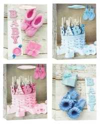 Torebka dziecięce 26x32x10cm mix ROZETTE