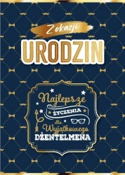 Karnet Urodziny dla niego - Armin Style