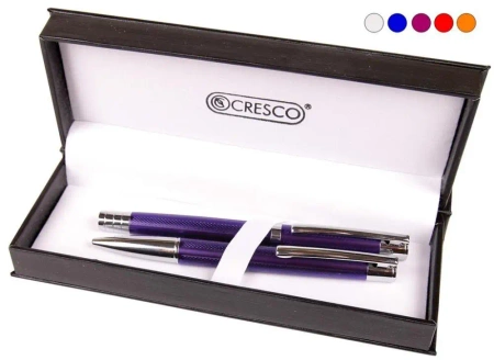 Pióro + długopis Elegant w etui dla Nauczyciela - Cresco