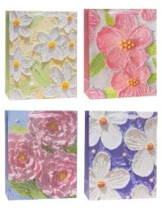 Torebka ozdobna 18x23x10cm brokat mix ROZETTE