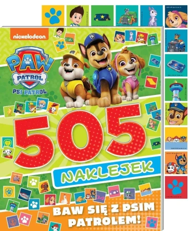 Psi Patrol. 505 naklejek. Baw się z Psim Patrolem - praca zbiorowa