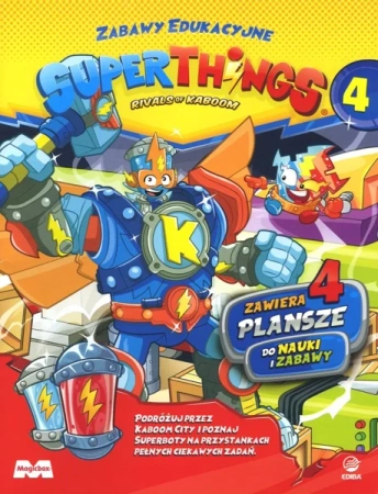 SuperThings Zabawy edukacyjne 4 + 3 figurki - Opracowanie zbiorowe