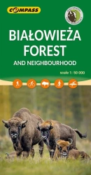 Mapa -Białowieża Forest and Neighbourhood 1:50 000