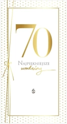 Karnet PM-196 Urodziny 70 - Kukartka