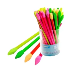 Ołówek fluo z gumką strzałką (48szt) - Penword