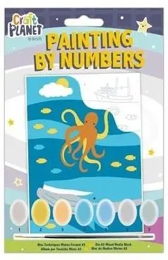 Malowanie po numerach - craft planet - underwater - Dalprint dpCraft