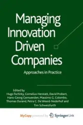 Managing Innovation Driven Companies - Hugo Tschirky