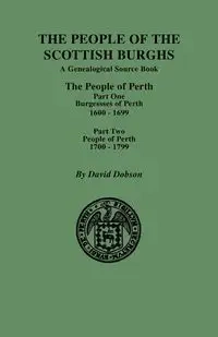 People of the Scottish Burghs - David Dobson