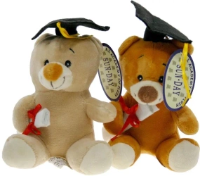 Maskotka Miś Absolwent 12cm MIX - Sun-Day