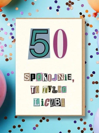 Karnet Urodziny 50