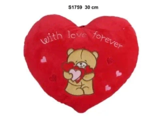 Poduszka Serce miś 30cm - Sun-Day