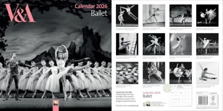 Kalendarz 2026 ścienny kwadrat Balet V&A - Flame Tree