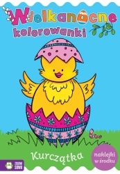 Wielkanocne kolorowanki. Kurczątka - opracowanie zbiorowe