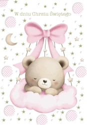Kartka okolicznościowa Chrzest - Trend