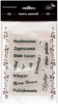 Stemple kreatywne napisy polskie 2 - Galeria Hobby