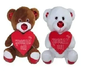 Miś z sercem 50cm MIX - Sun-Day