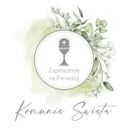 Zaproszenie Komunia (10szt) - Armin Style