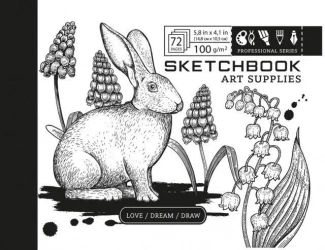 Szkicownik 148x105/72K TW tektura Zając Wielkanoc - Fresh