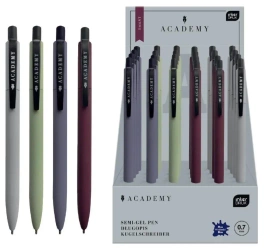 Długopis auto metal Smart Academy nieb (24szt) - INTERDRUK