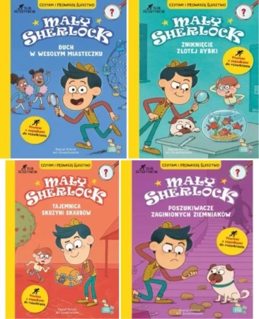 Mały Sherlock Czytam i prowadzę śledztwo PAKIET 1-4 Prevot Pascal - Pascal Prevot