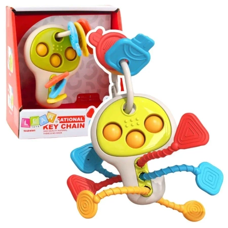 Klucze edukacyjne sensoryczyne ruchome - Leantoys