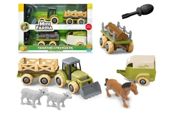 Mini farma traktor z przyczepą do skręcania - Artyk